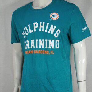 Nike T shirt XL NFL Miami Dolphins Training Retro Logo Officially Licensed NWT